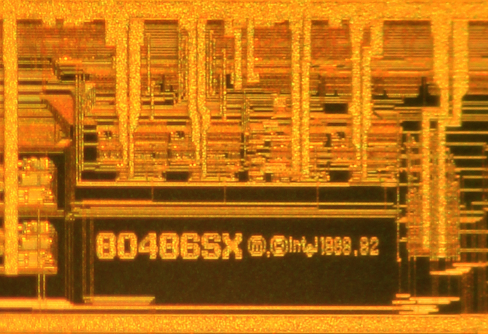 Intel 80486 SX Die Detail