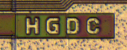 µPD7220A Die Detail