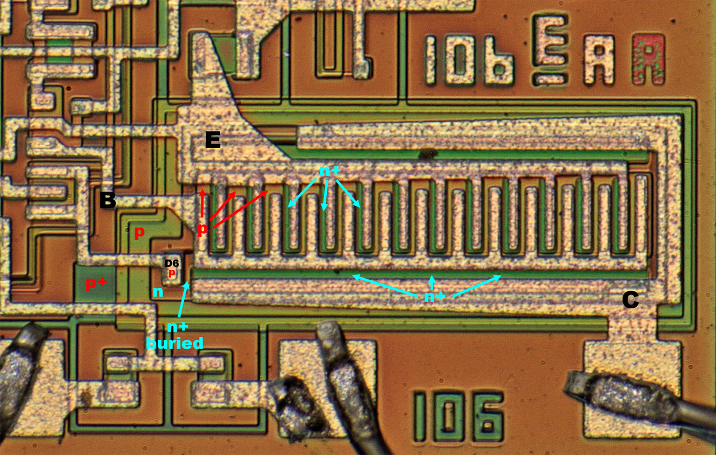 LM306H Die Detail Output Transistor
