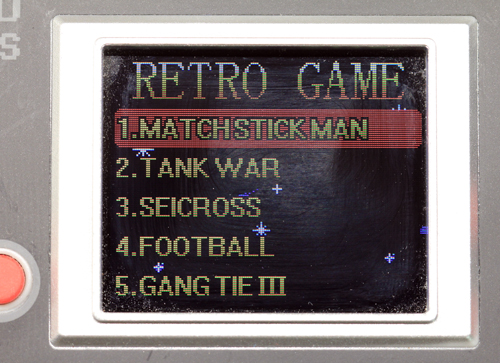 Tchibo Retro-Mini-Spielekonsole Display